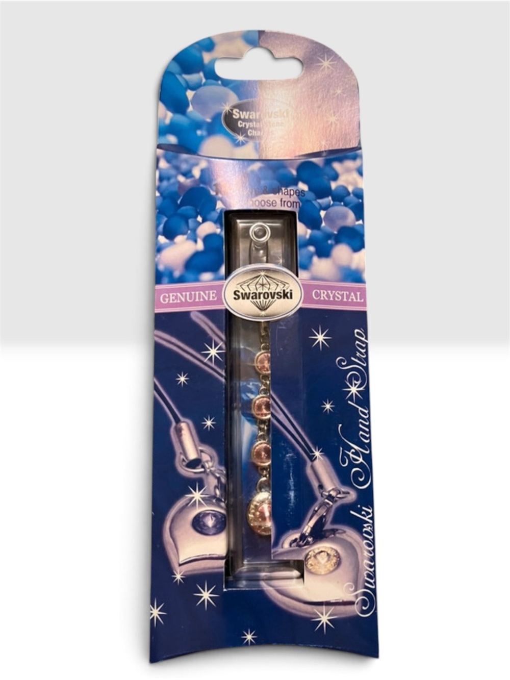 Swarovski Pink and Gold Crystal Charm Strap